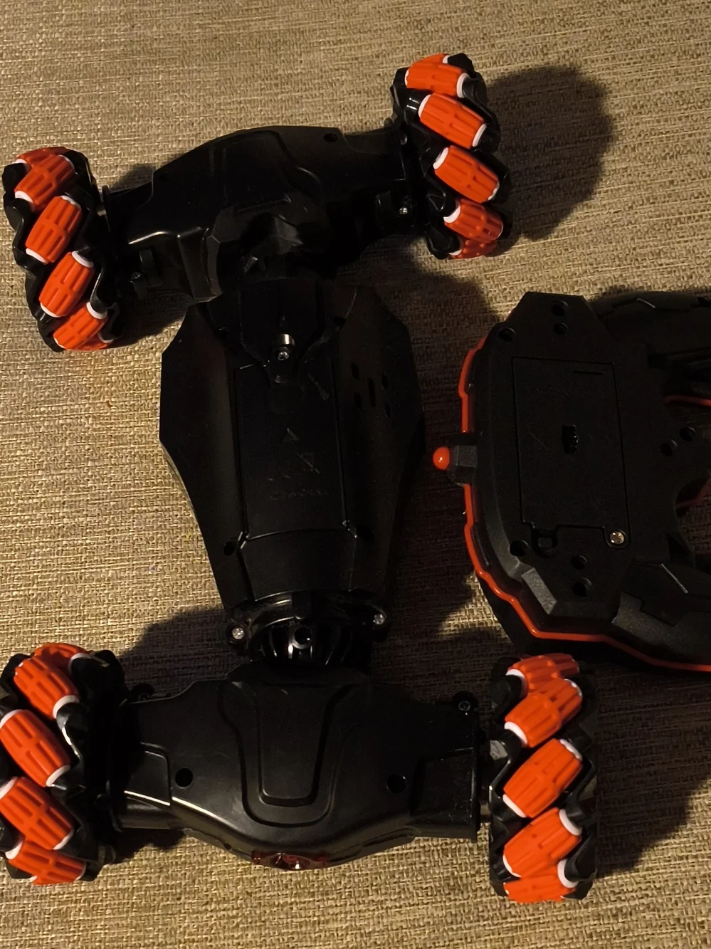 Remote Control Stunt Car - Black and Orange